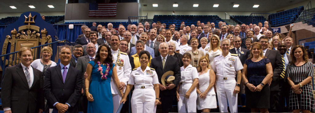 The Class of 1982 at the CNO Change of Command reception